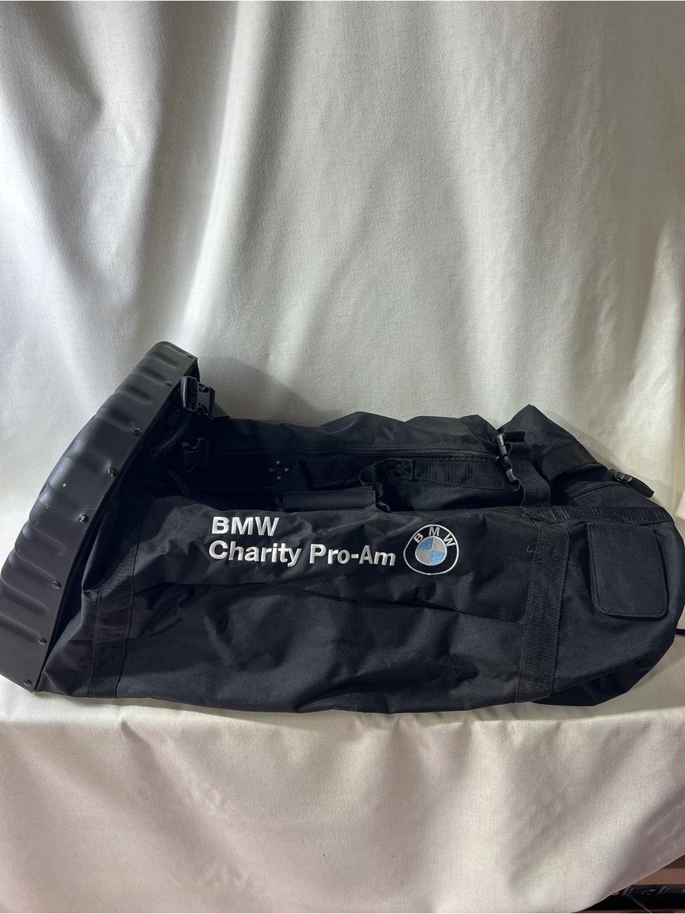 BMW Black Duffel Travel Bag with Logo